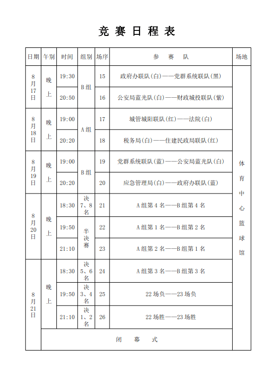 
福安市第二届“农信杯”篮球赛日程表新鲜出炉...-华体会体育(图11)